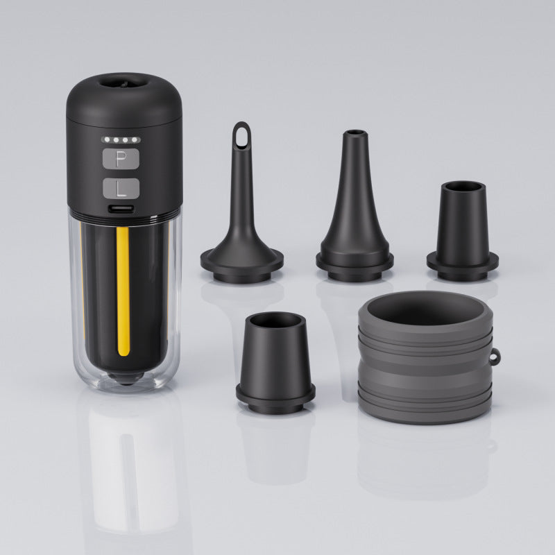 SunSit™ Portable Inflatable Pump with LED Light — Power + Light, One Device