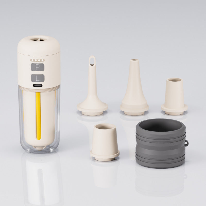 SunSit™ Portable Inflatable Pump with LED Light — Power + Light, One Device