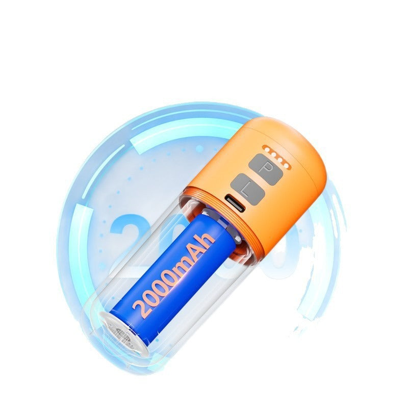 SunSit™ Portable Inflatable Pump with LED Light — Power + Light, One Device