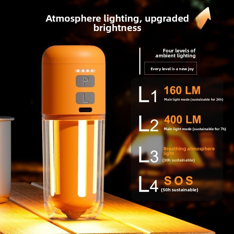 SunSit™ Portable Inflatable Pump with LED Light — Power + Light, One Device
