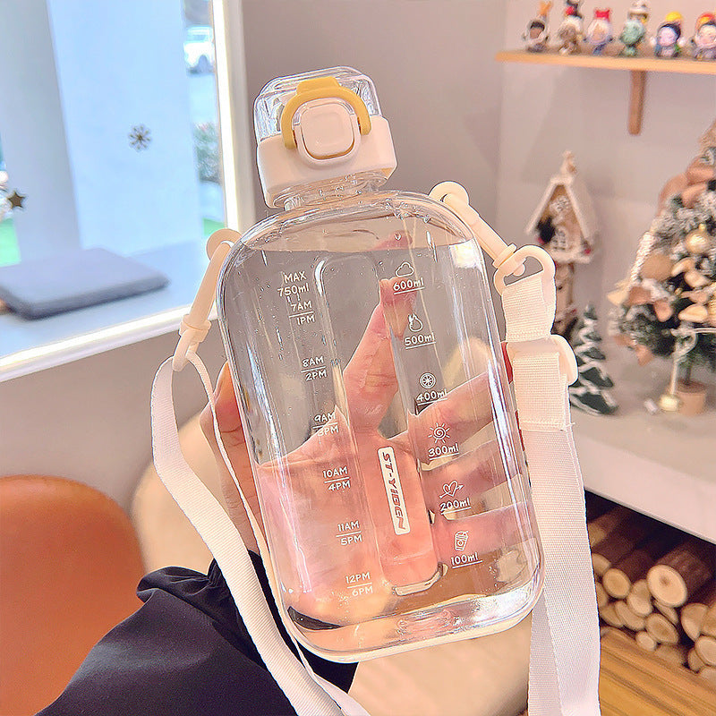 SunSit™ Summer Water Bottle with Strap — Stay Hydrated, Look Good Doing It