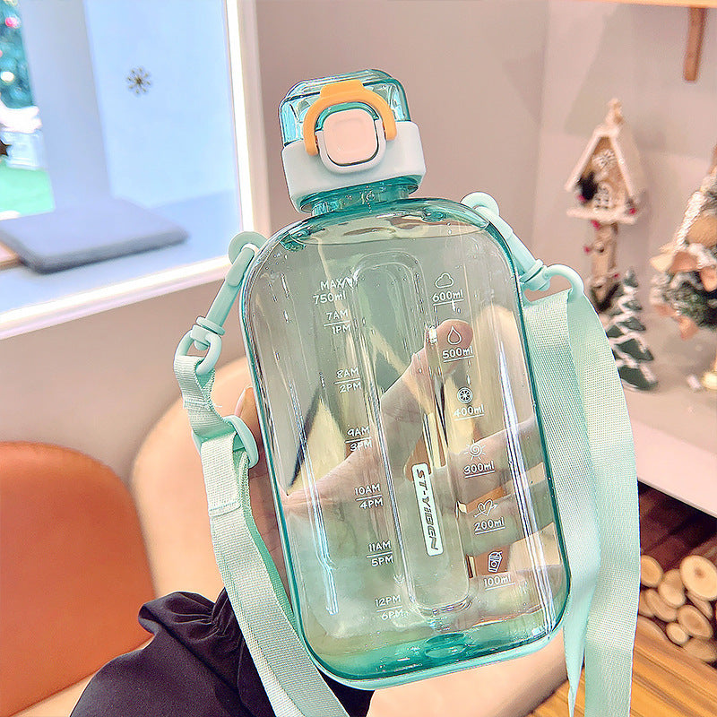 SunSit™ Summer Water Bottle with Strap — Stay Hydrated, Look Good Doing It