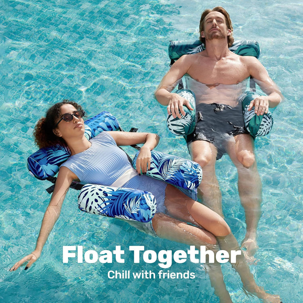 SunSit™ Inflatable Pool Lounge Chair — Float All Day, Stay Cool All Summer