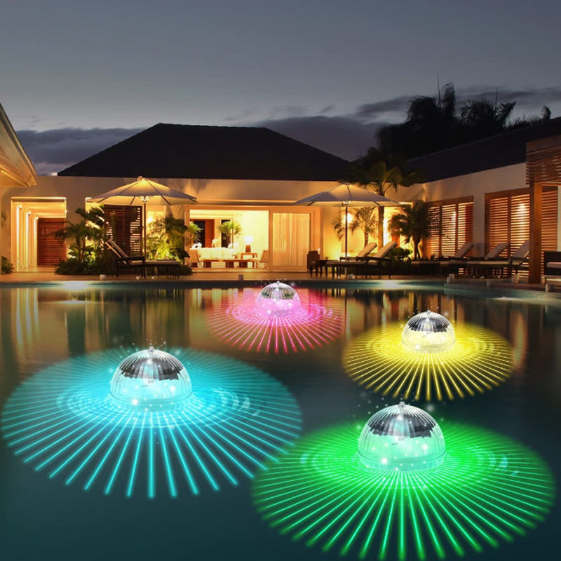 SunSit™ Solar Pool Float Lamp — Color-Changing Ambiance, Zero Electricity