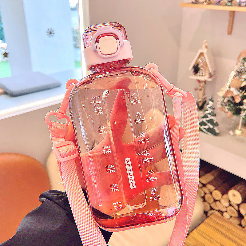 SunSit™ Summer Water Bottle with Strap — Stay Hydrated, Look Good Doing It