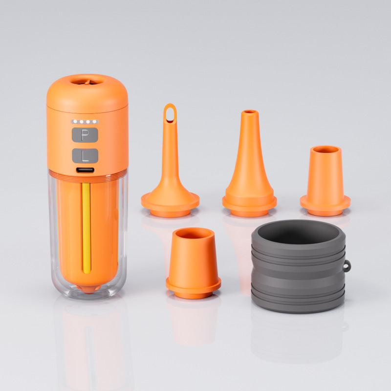 SunSit™ Portable Inflatable Pump with LED Light — Power + Light, One Device